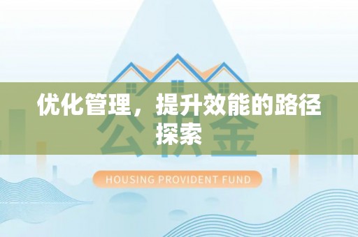 察隅优化管理，提升效能的路径探索