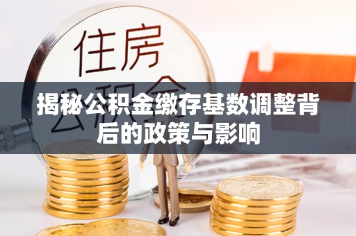 察隅揭秘公积金缴存基数调整背后的政策与影响